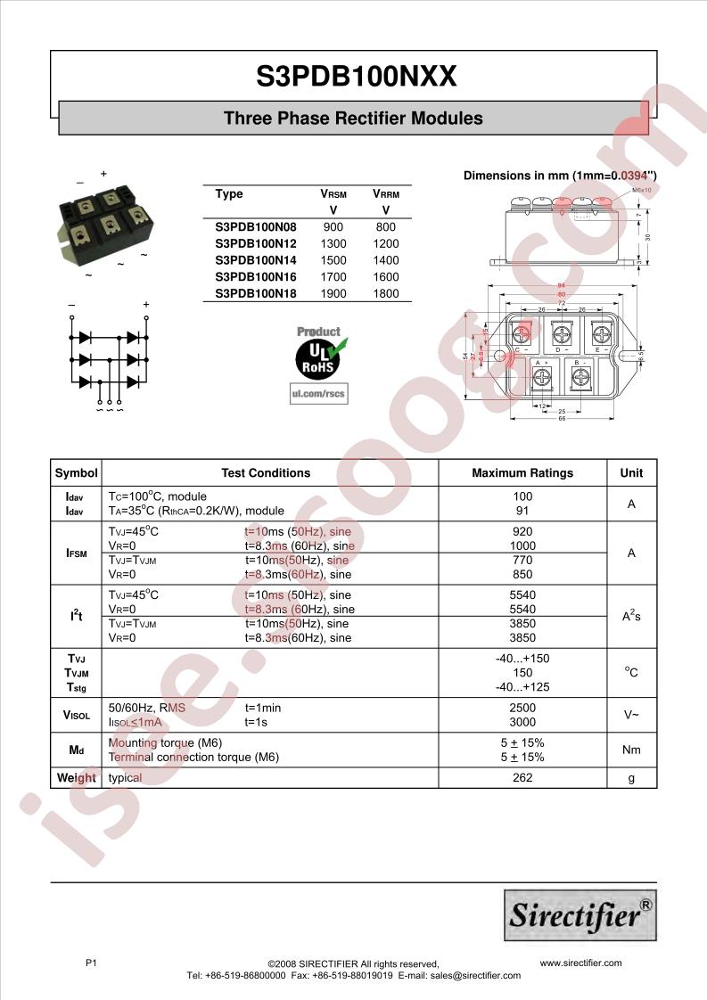 S3PDB100N08
