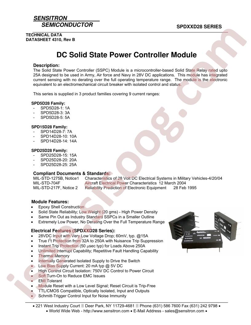SPD25D28-15
