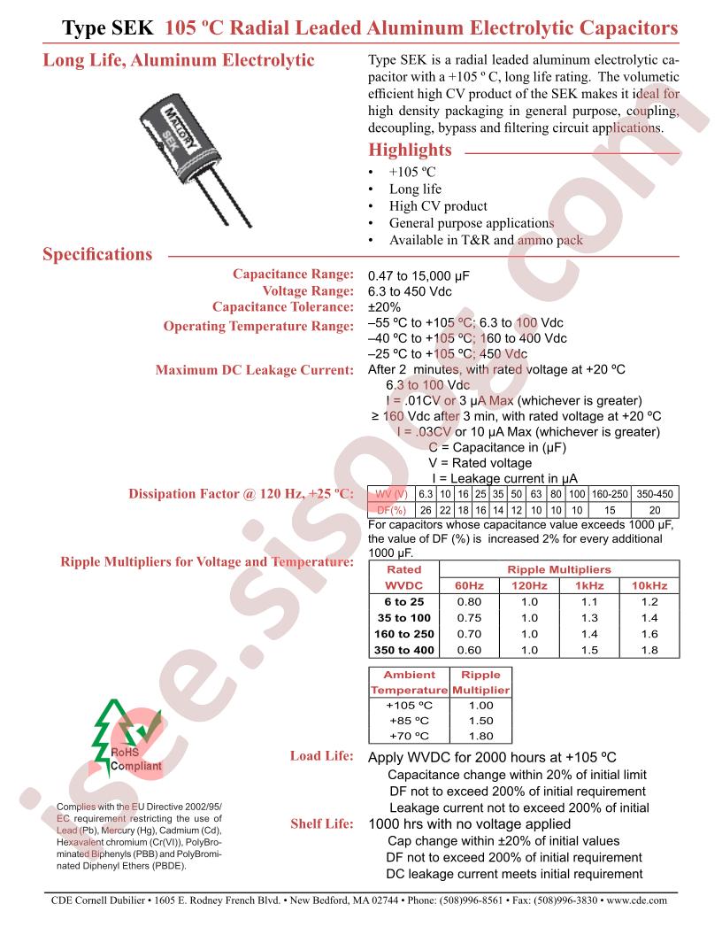 SEK330M035ST