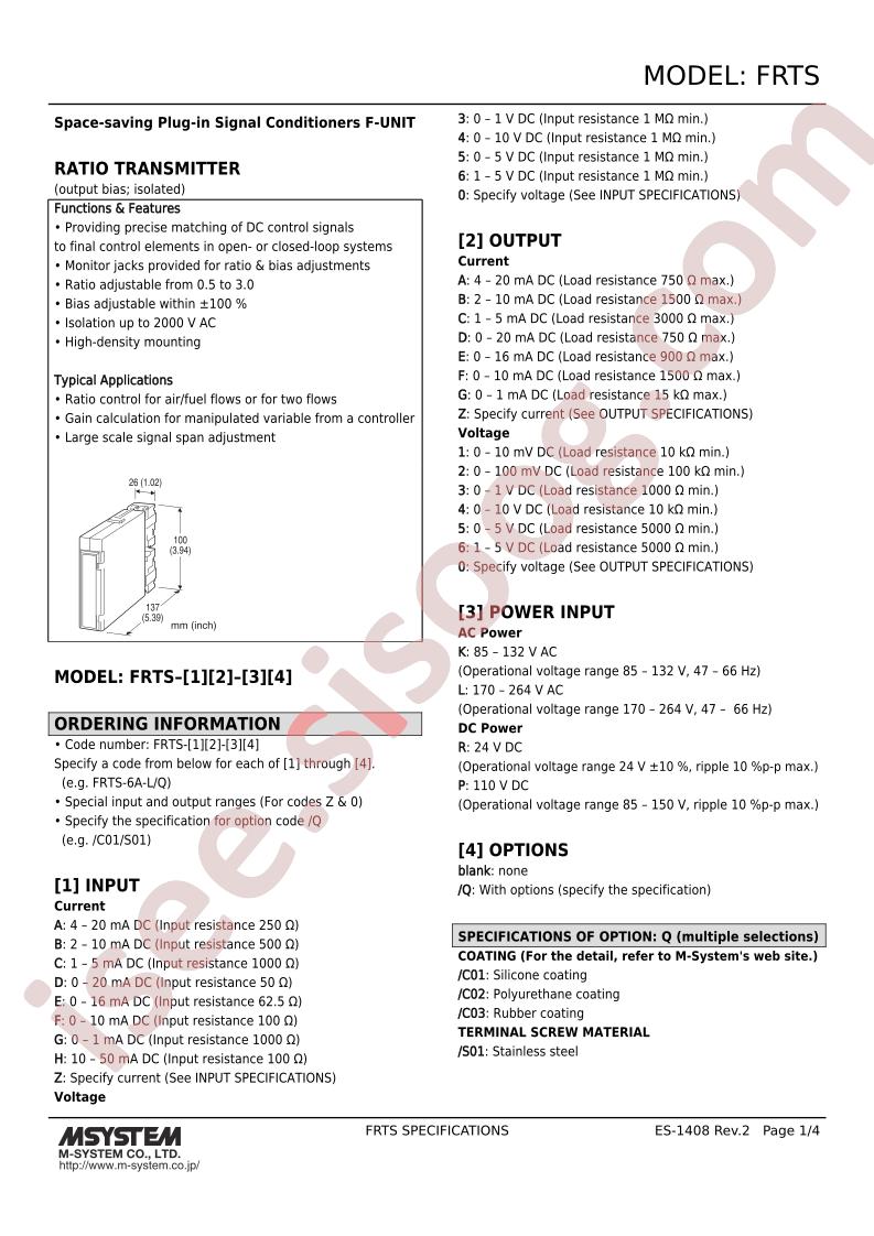 FRTS-5C-P