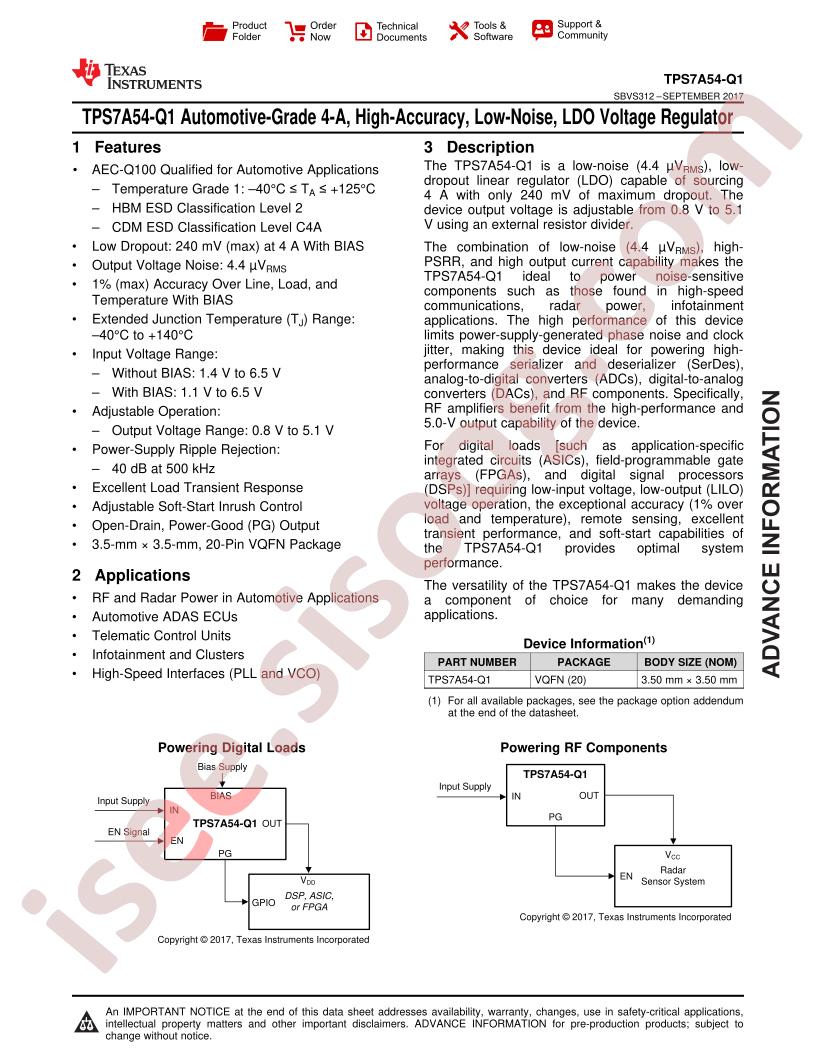 TPS7A54-Q1