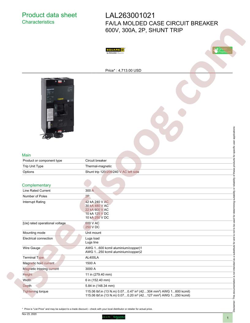 LAL263001021