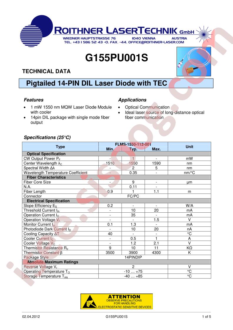 G155PU001S