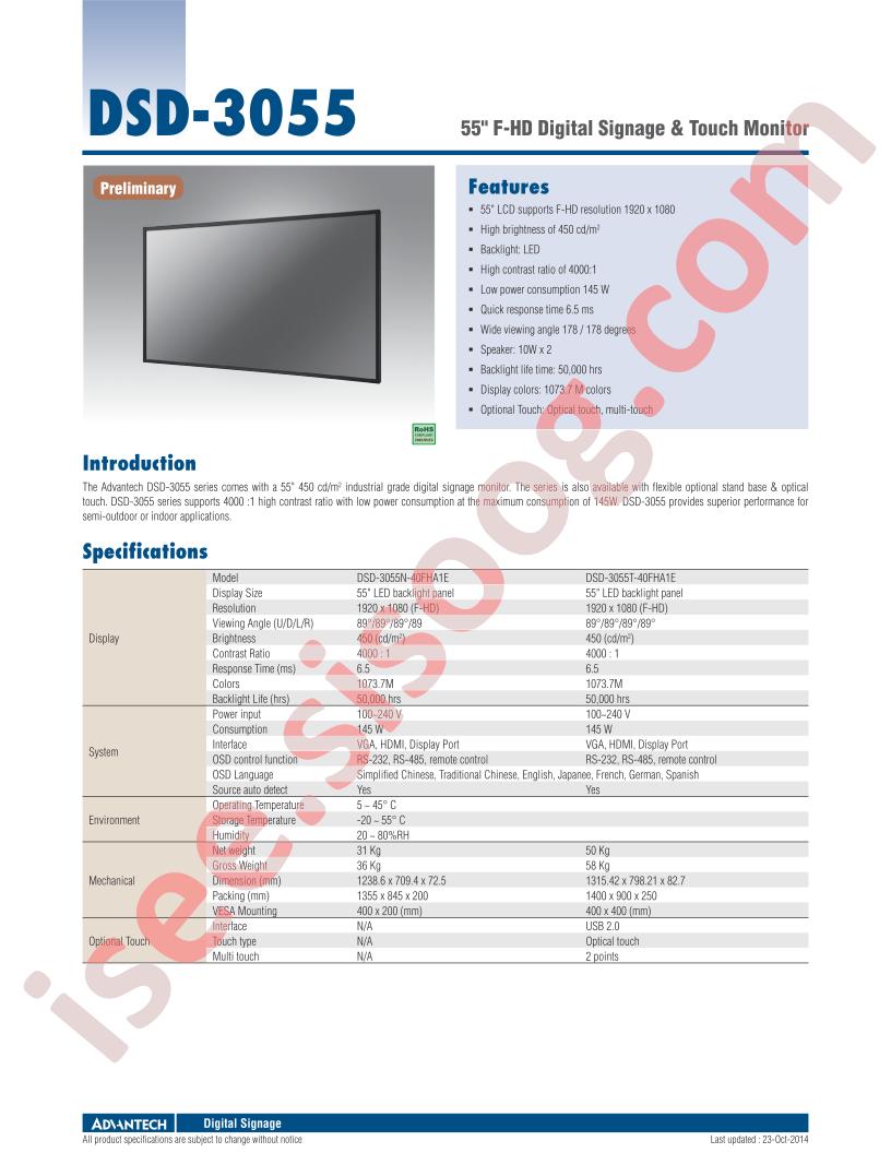 DSD-3055N-40FHA1E