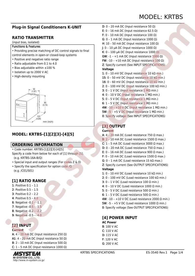 KRTBS-1A1-C