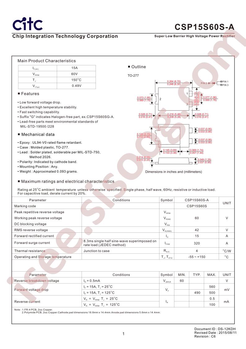 CSP15S60S-A