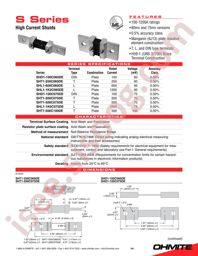 SHT1-200C075DE