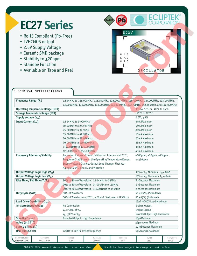 EC2700TS-30000MTR