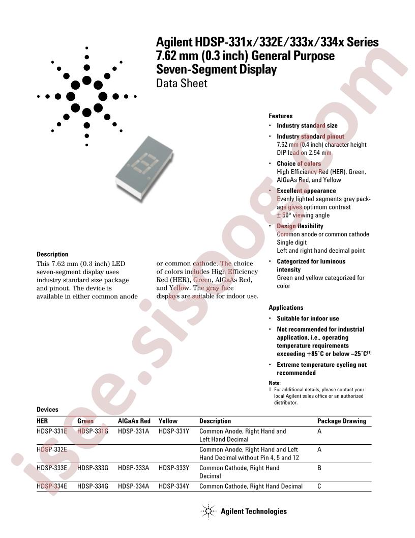 HDSP-333G-HJ300