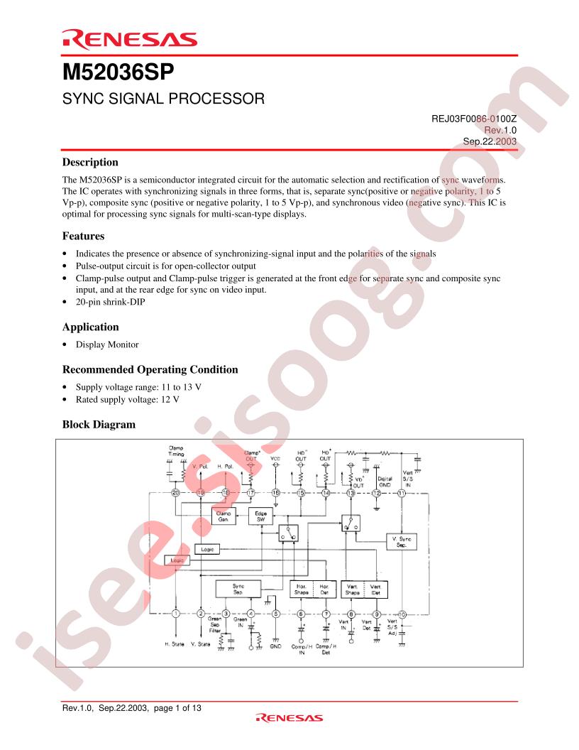 M52036SP