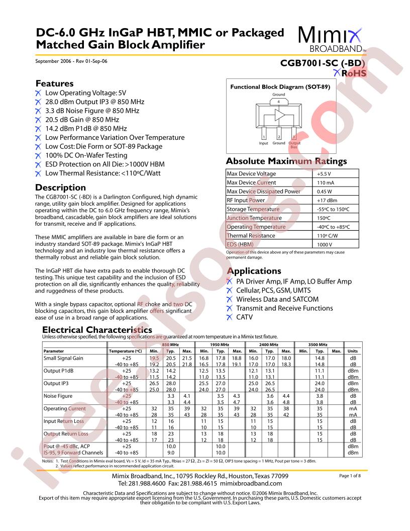 CGB7001-SP-0G00