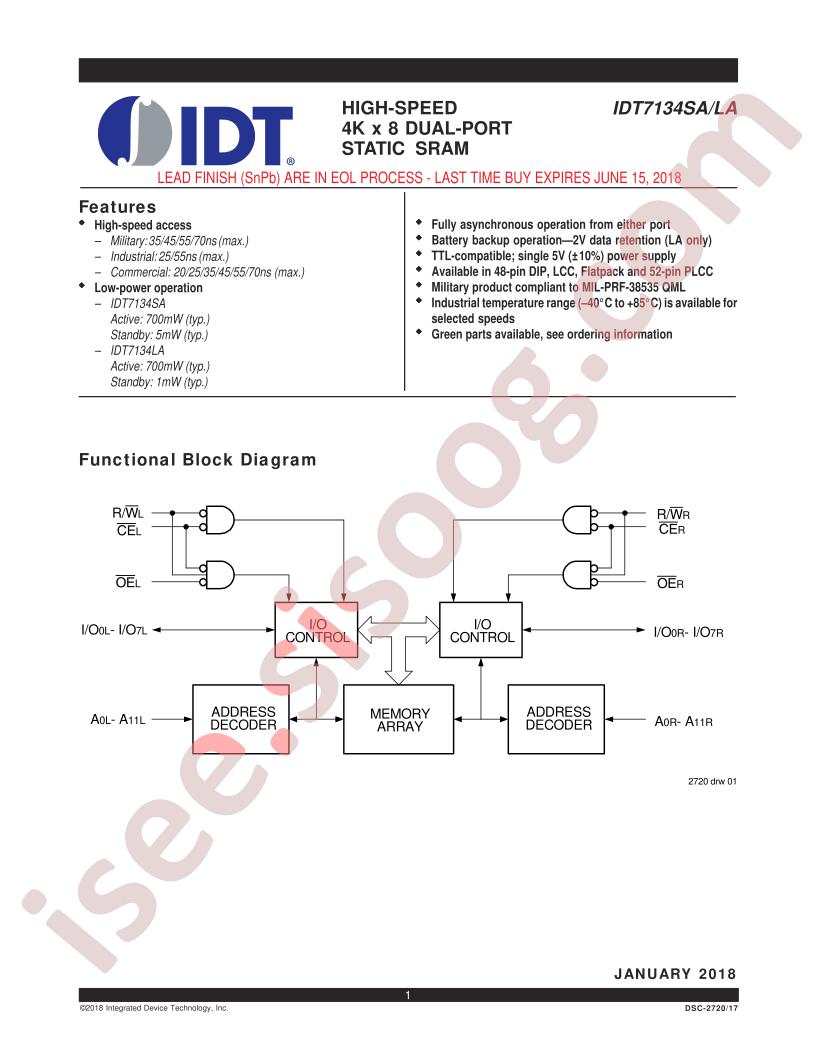 IDT7134LA