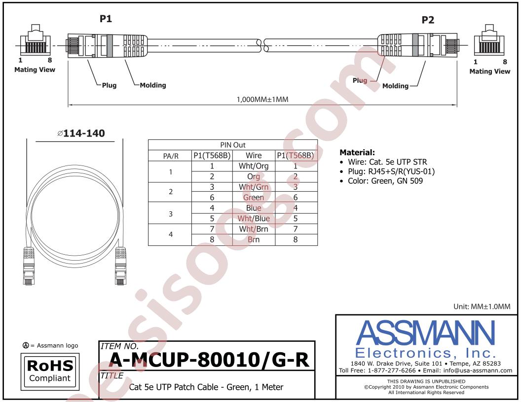 A-MCUP-80010-G-R