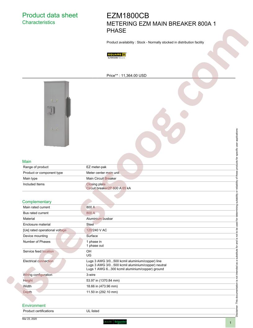 EZM1800CB