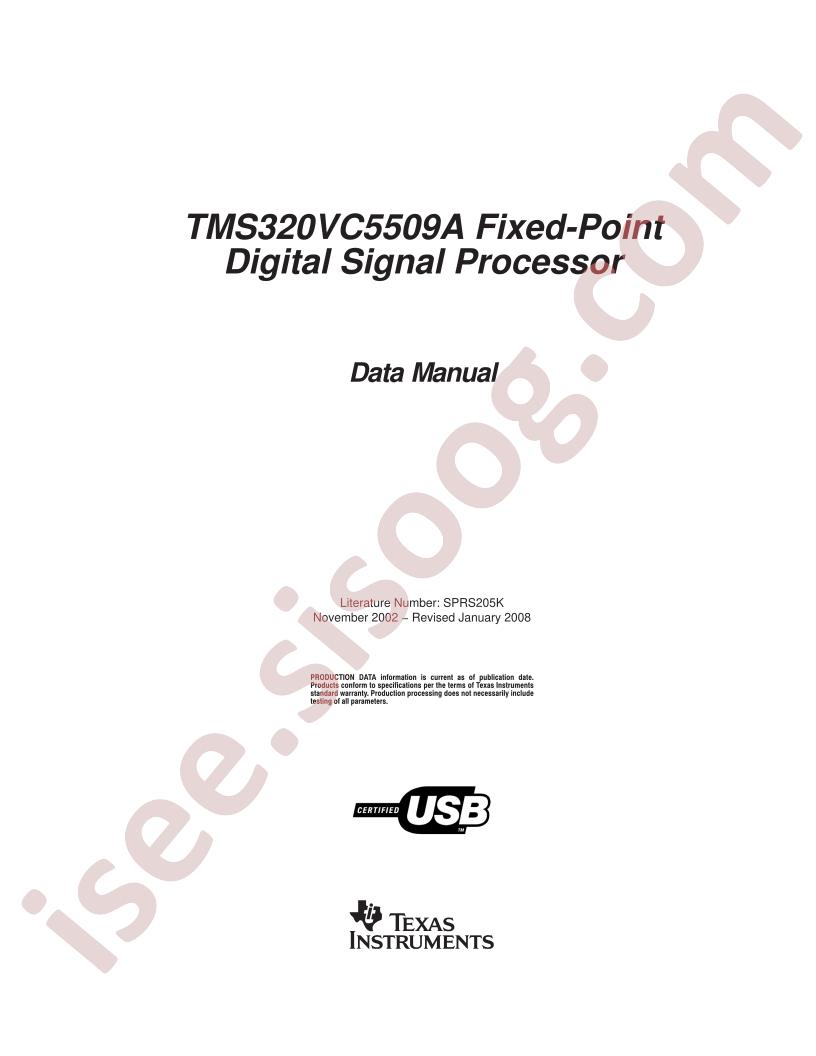 TMS320VC5509A