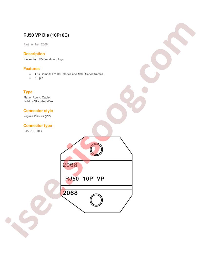 RJ50-10P10C