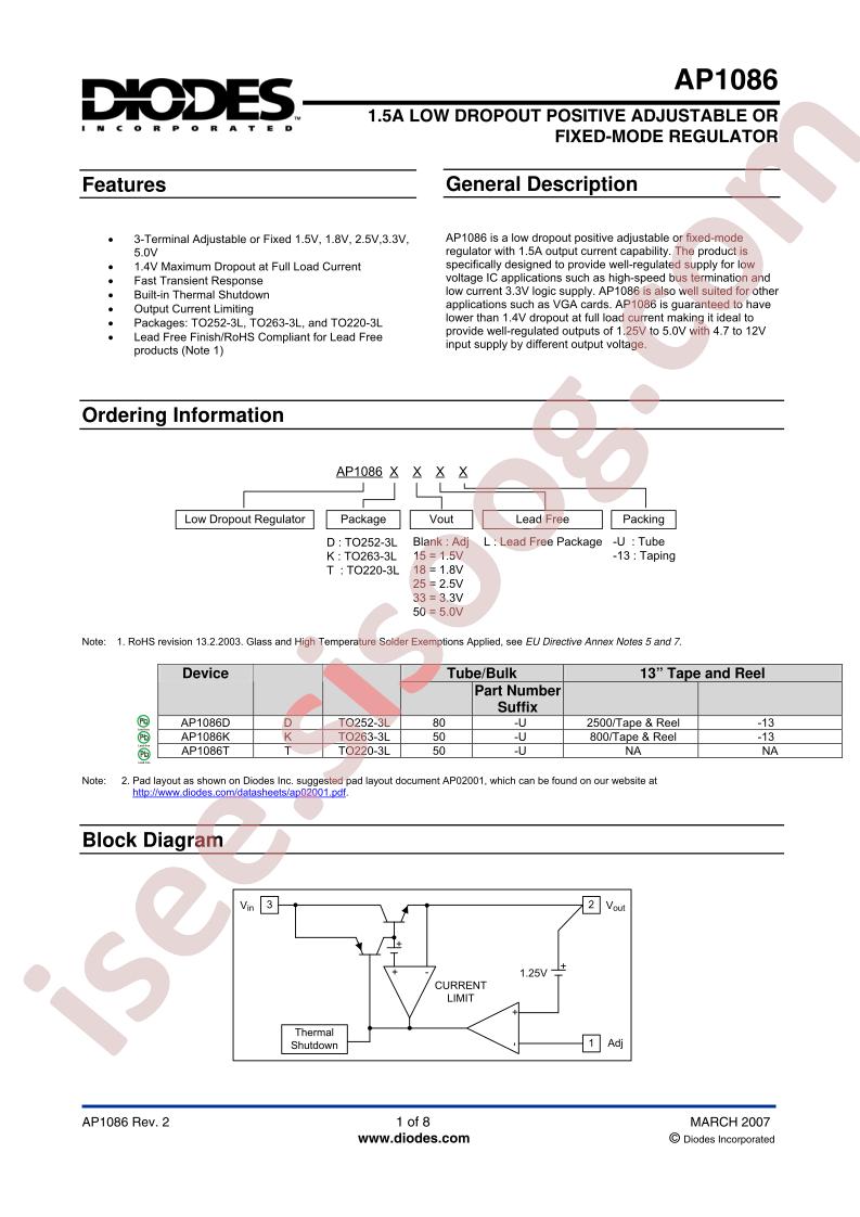 AP1086D15L-13