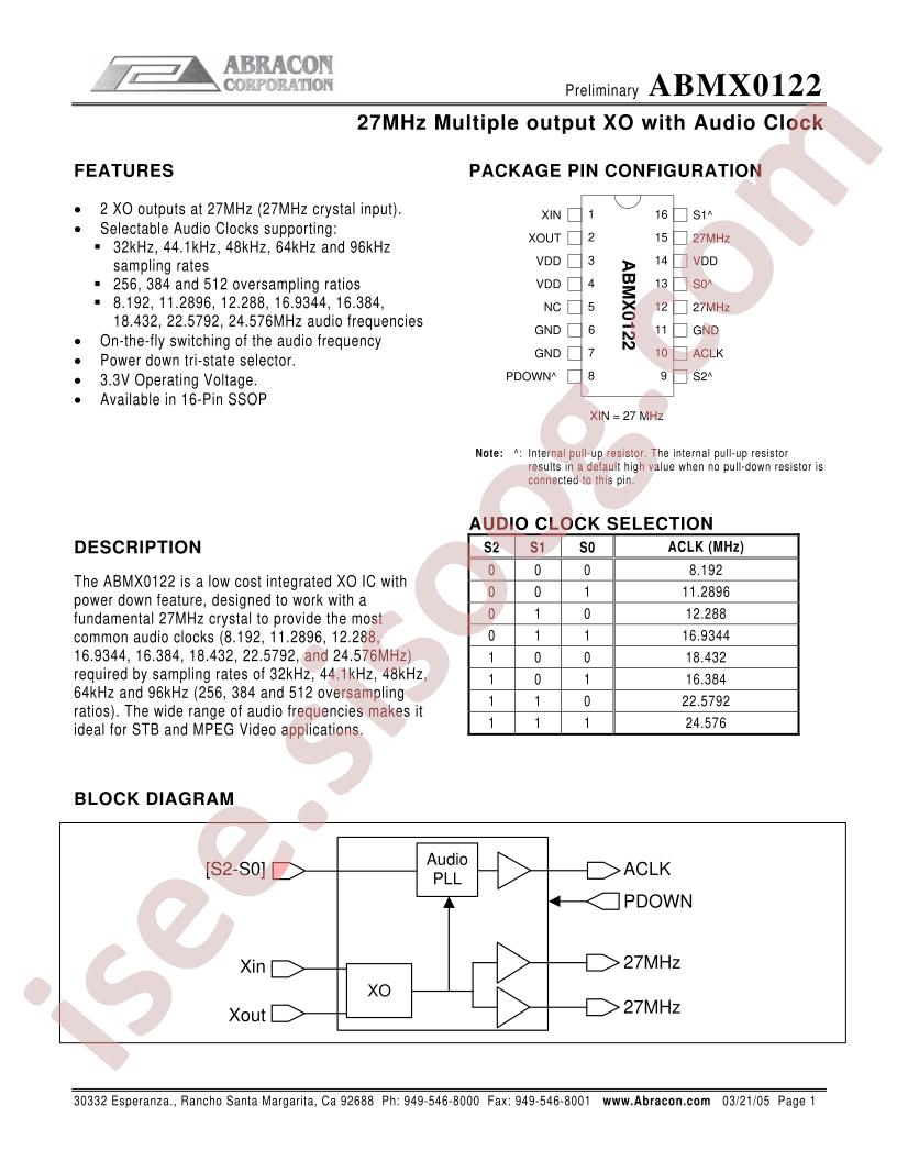 ABMX0122XCL