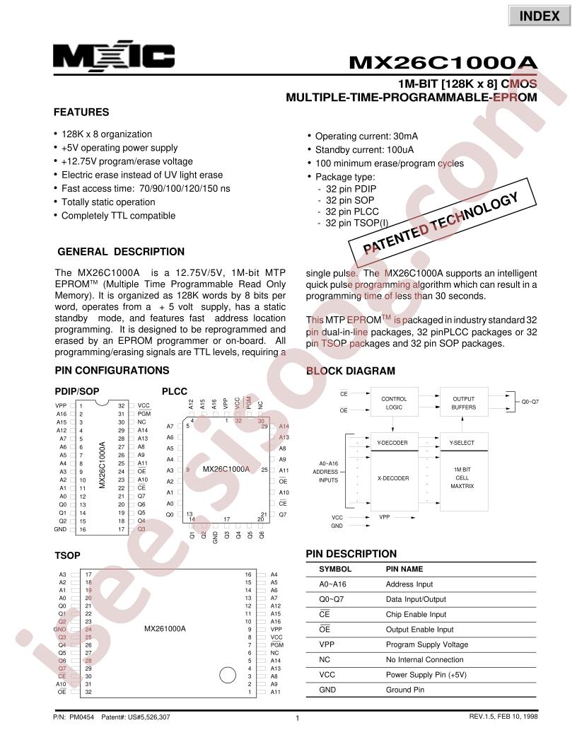 MX26C1000AMC-70