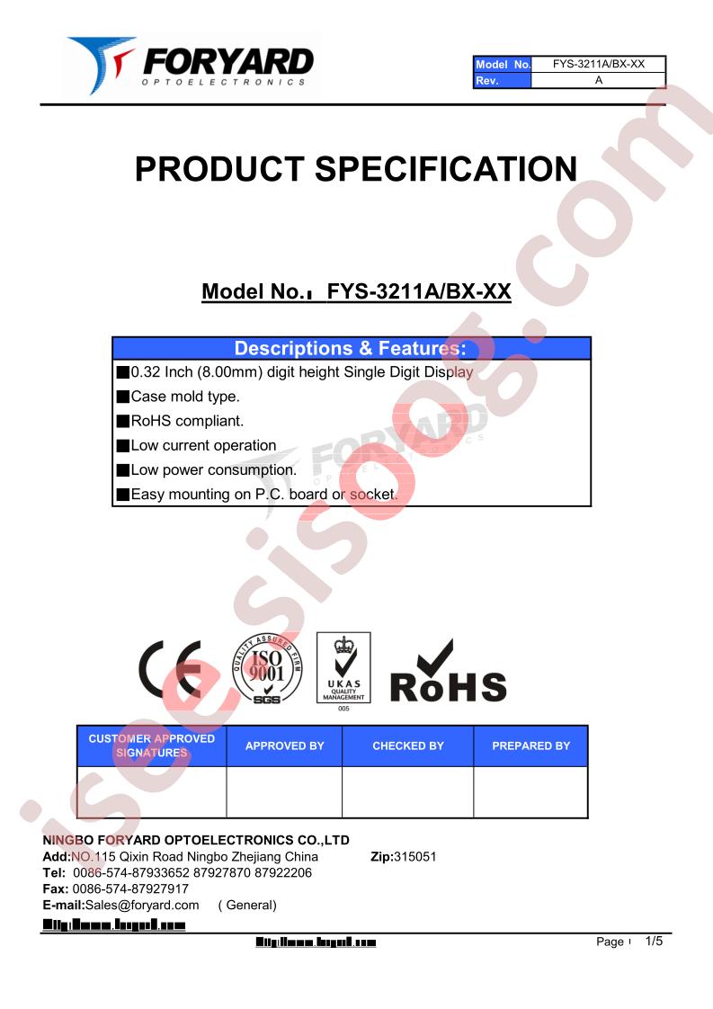 FYS-3211BX-10