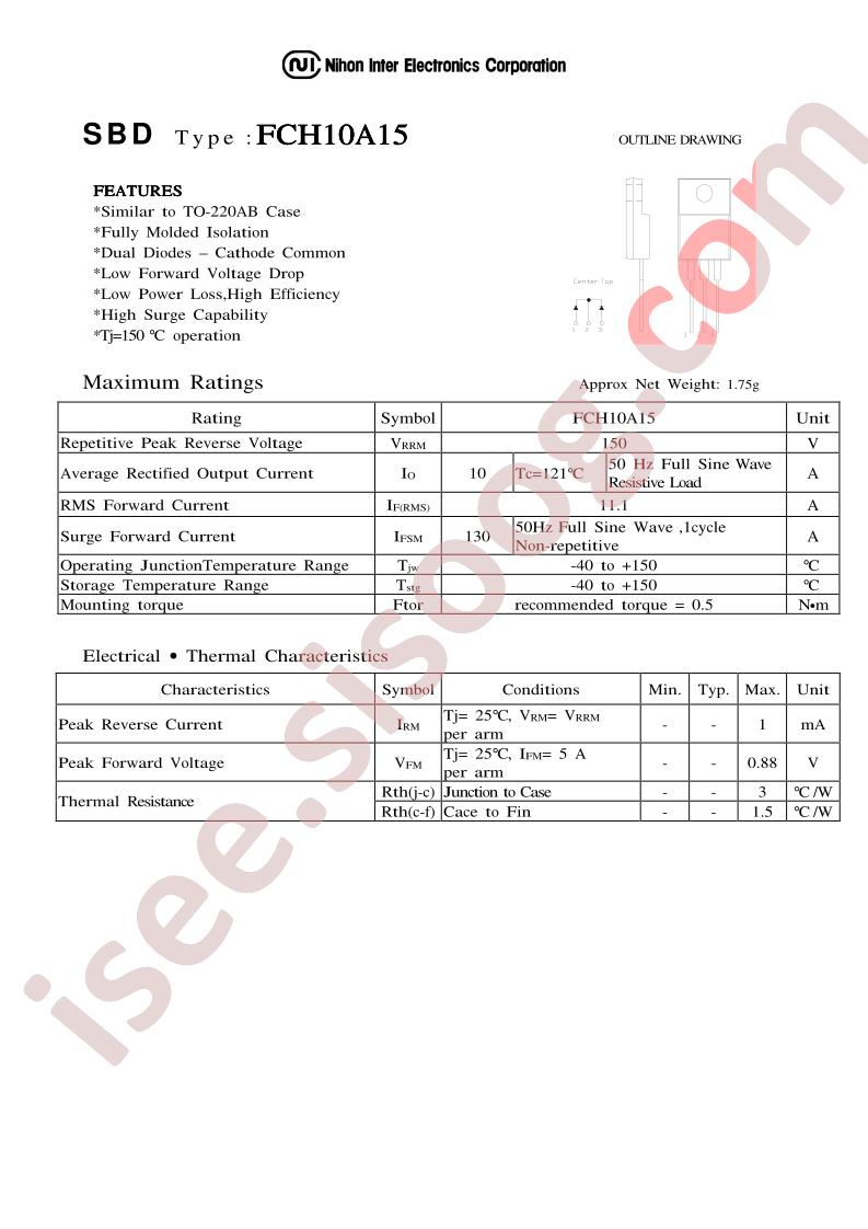 FCH10A15