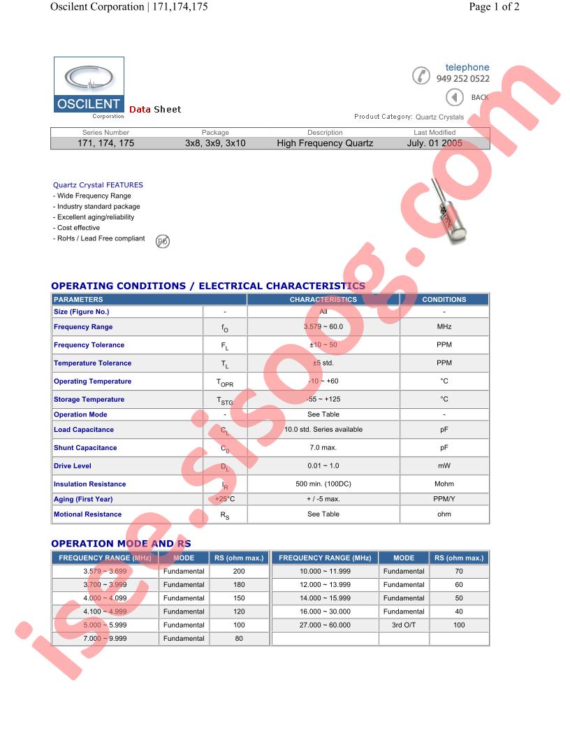 174-60.0M-10-05HO