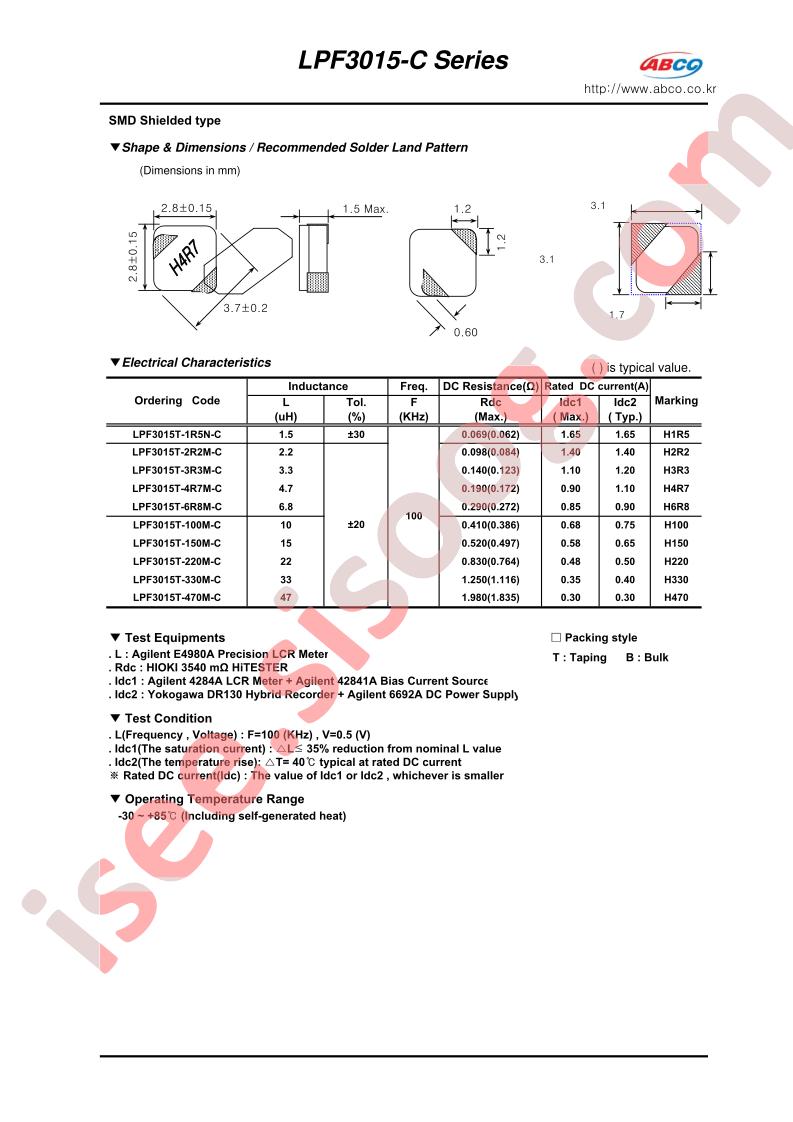 LPF3015T-100M-C