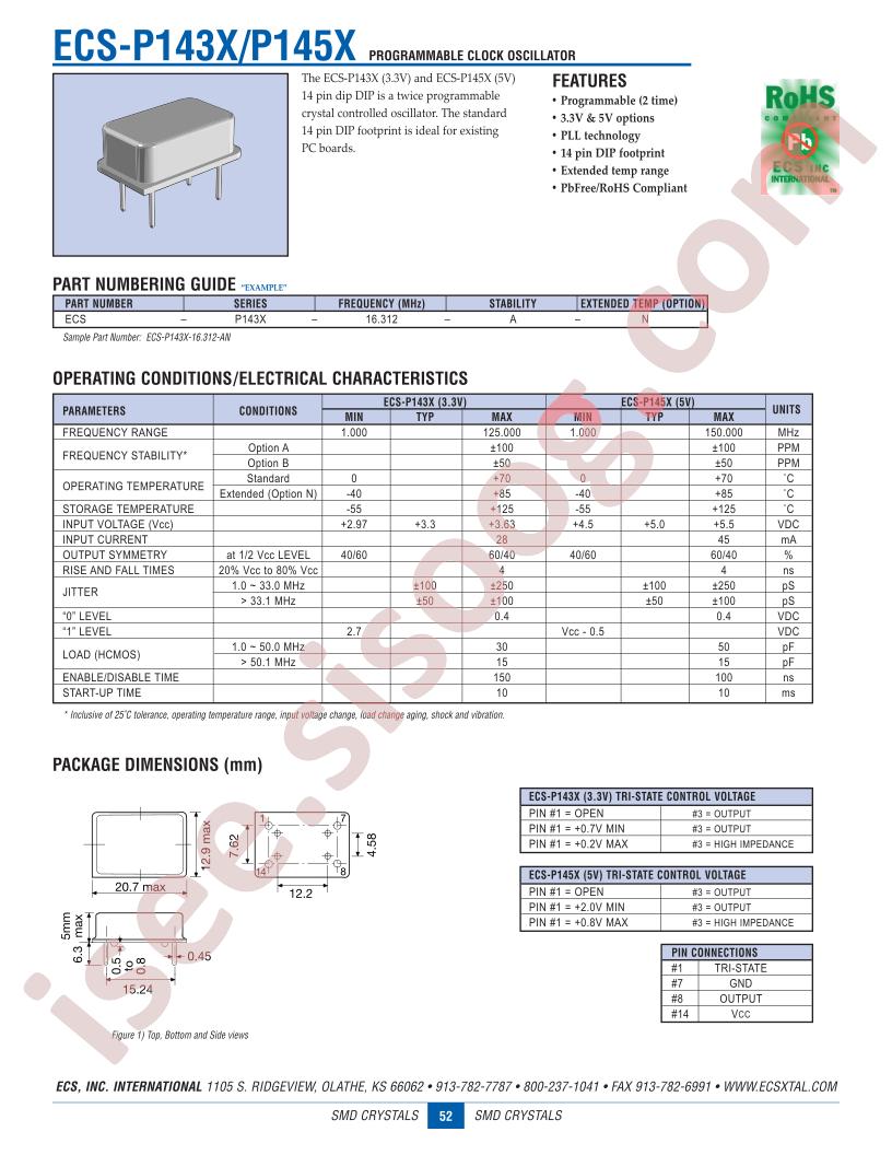 ECS-P143X-16.312-A-N