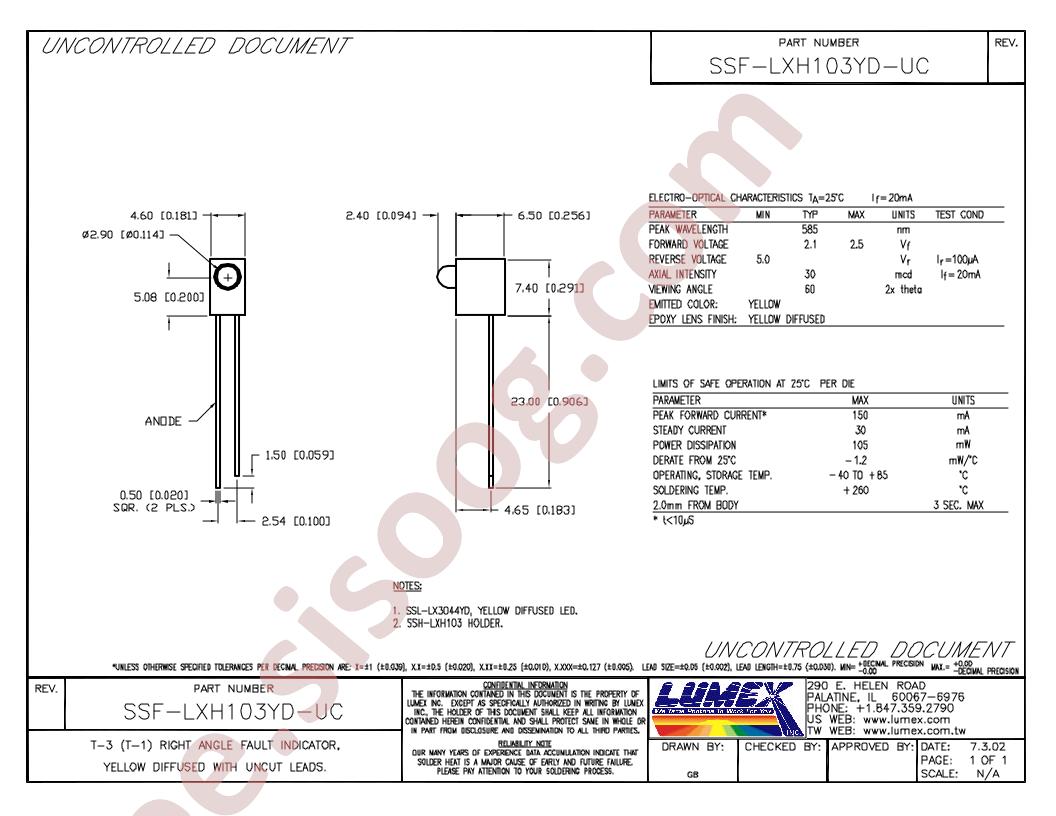 SSF-LXH103YD-UC