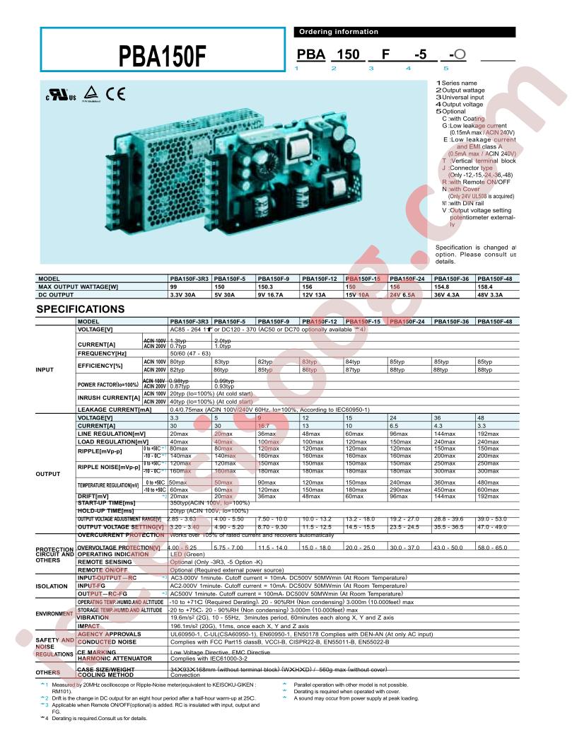 PBA150F-12