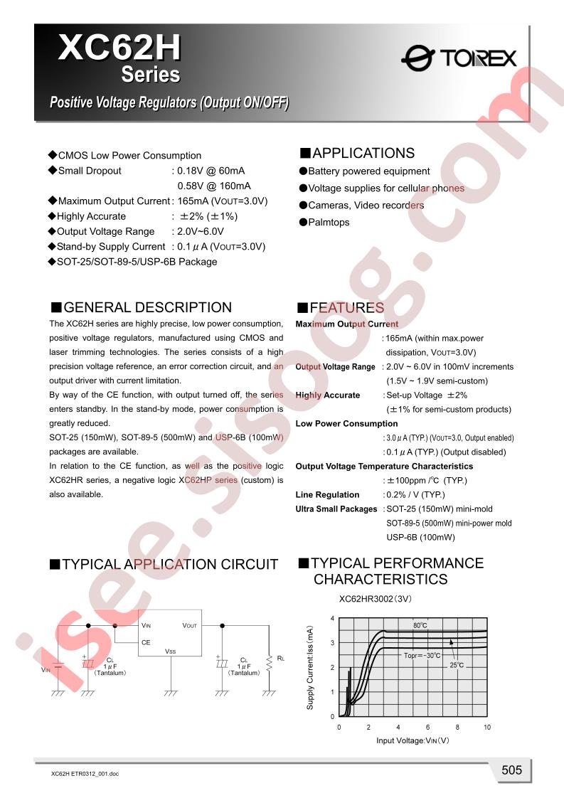 XC62HR3002ML