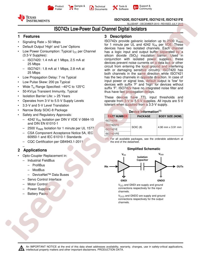 ISO7420FE