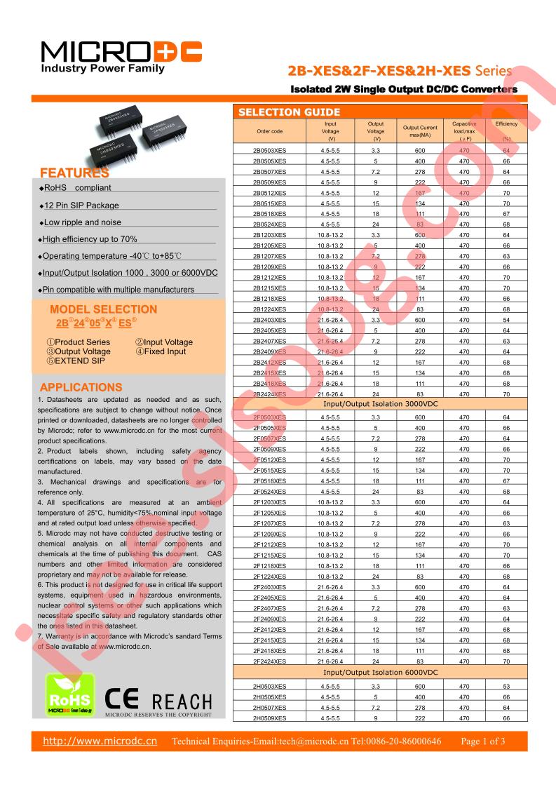 2F2407XES