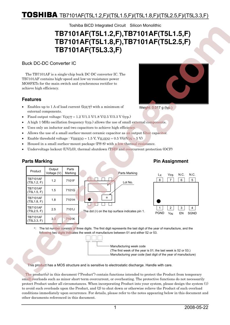 TB7101AFT5L1.2