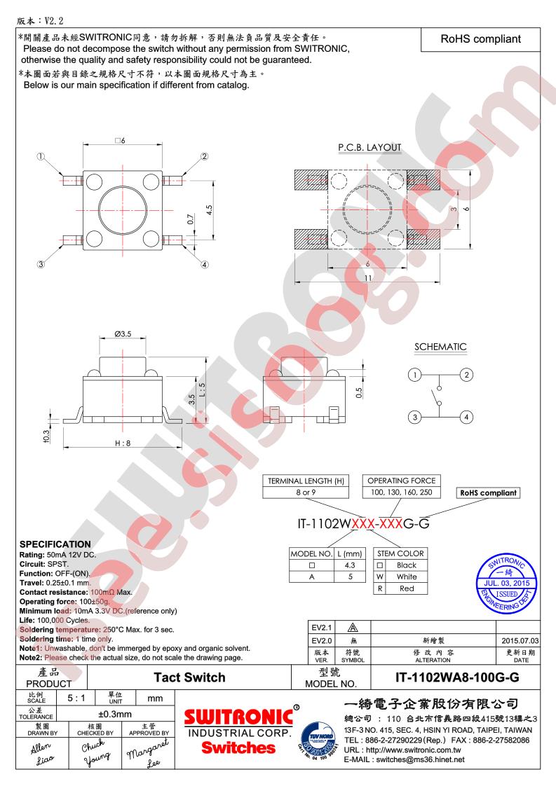 IT-1102WAW-130G-G