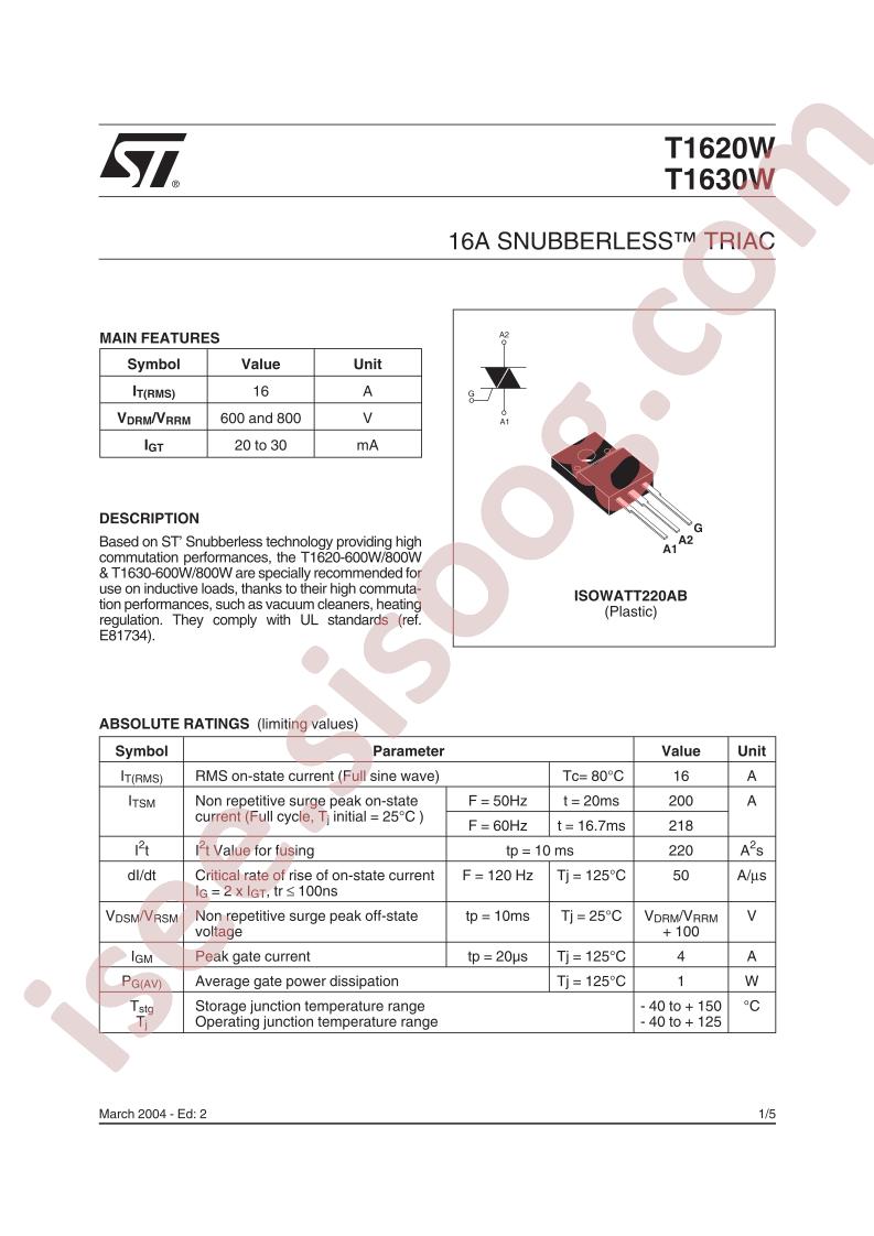 T1630-800W