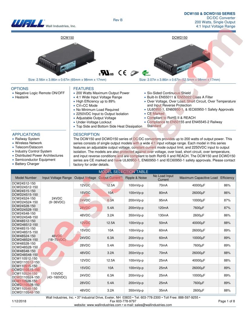 DCWD48S28-150