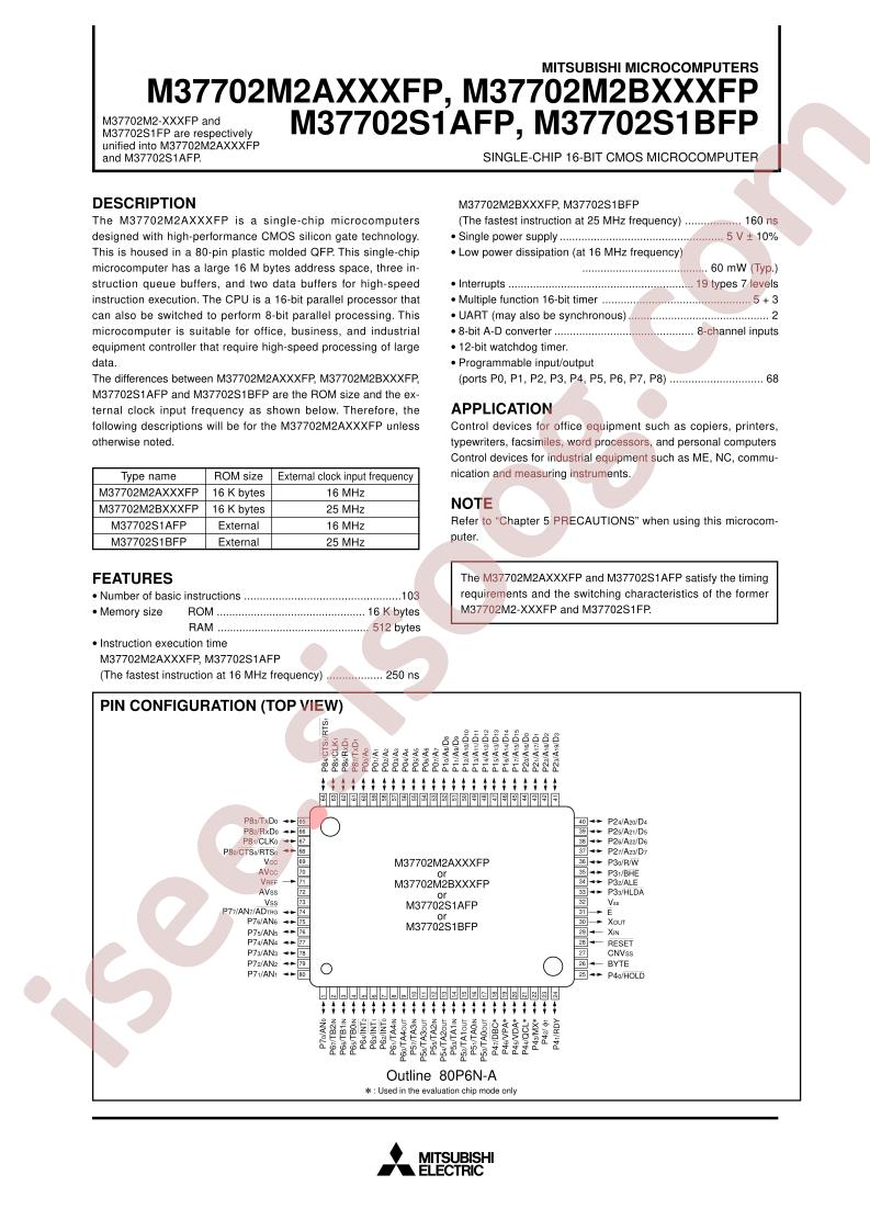 M37702M2-127FP