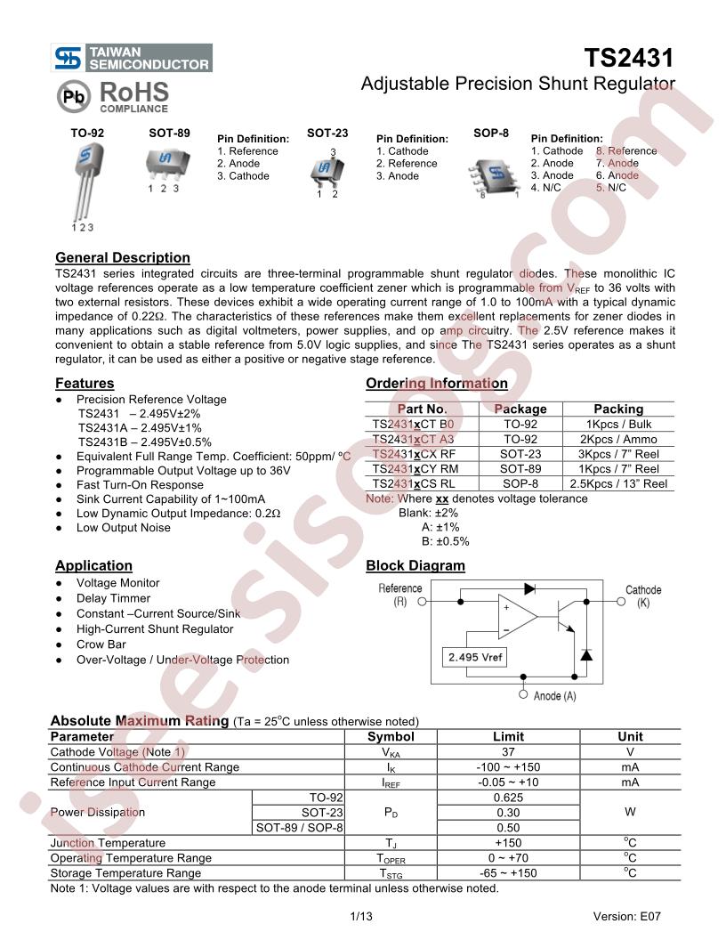 TS2431BCTA3