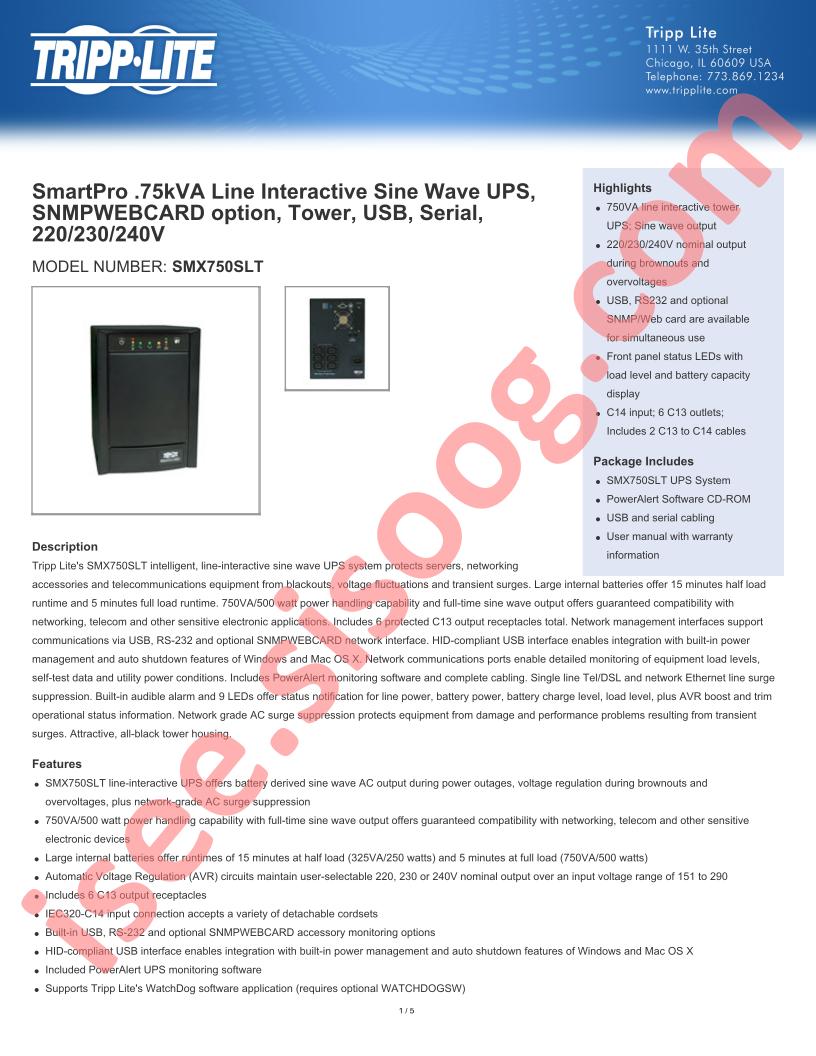 SMX750SLT