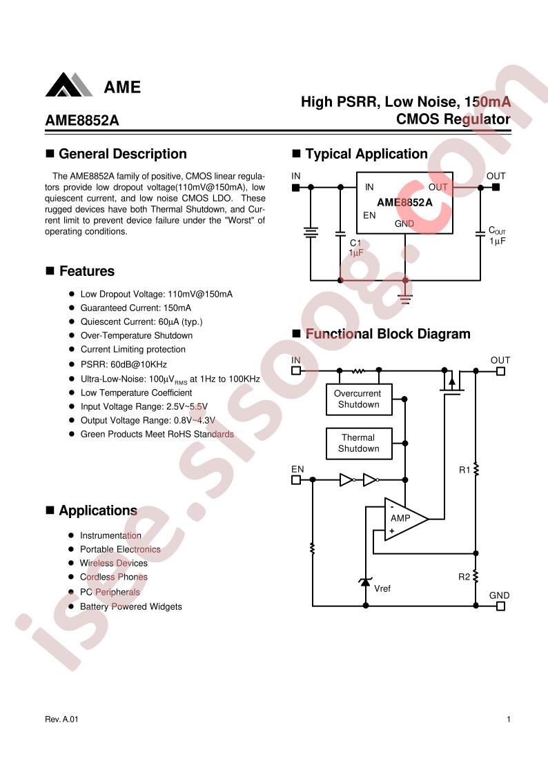 AME8852AAET080K