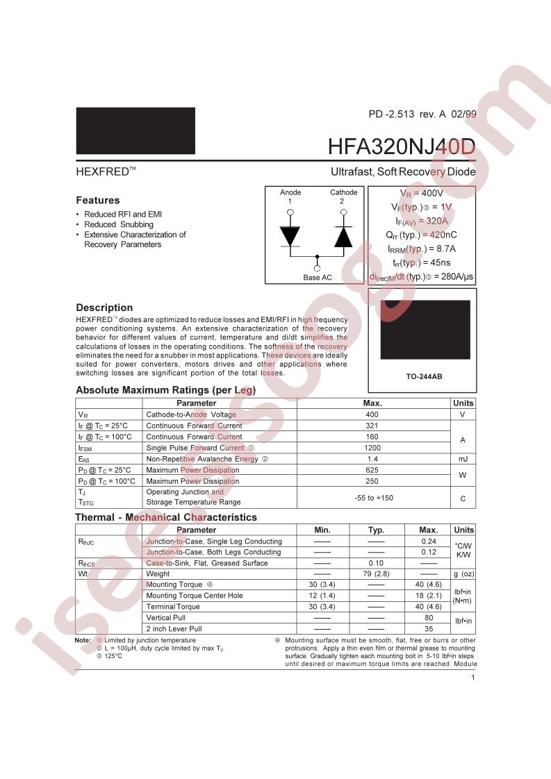 HFA320NJ40D