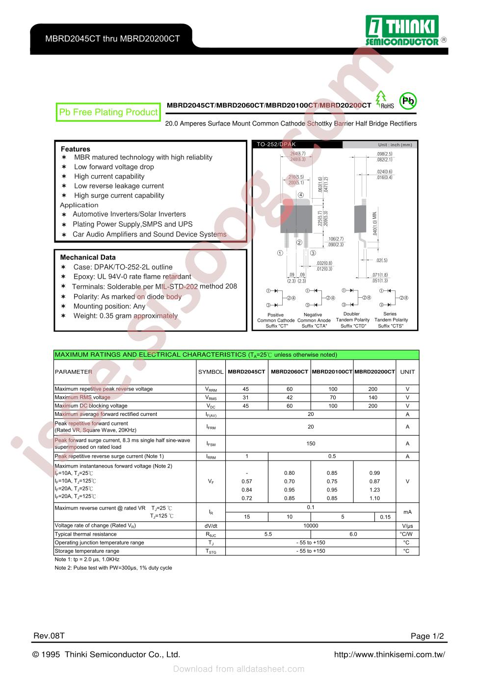 MBRD20100CT