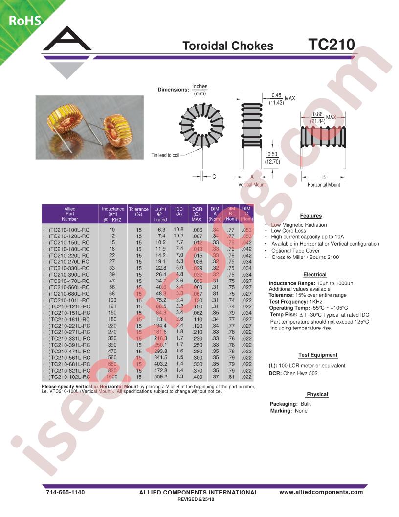 TC210-120L-RC