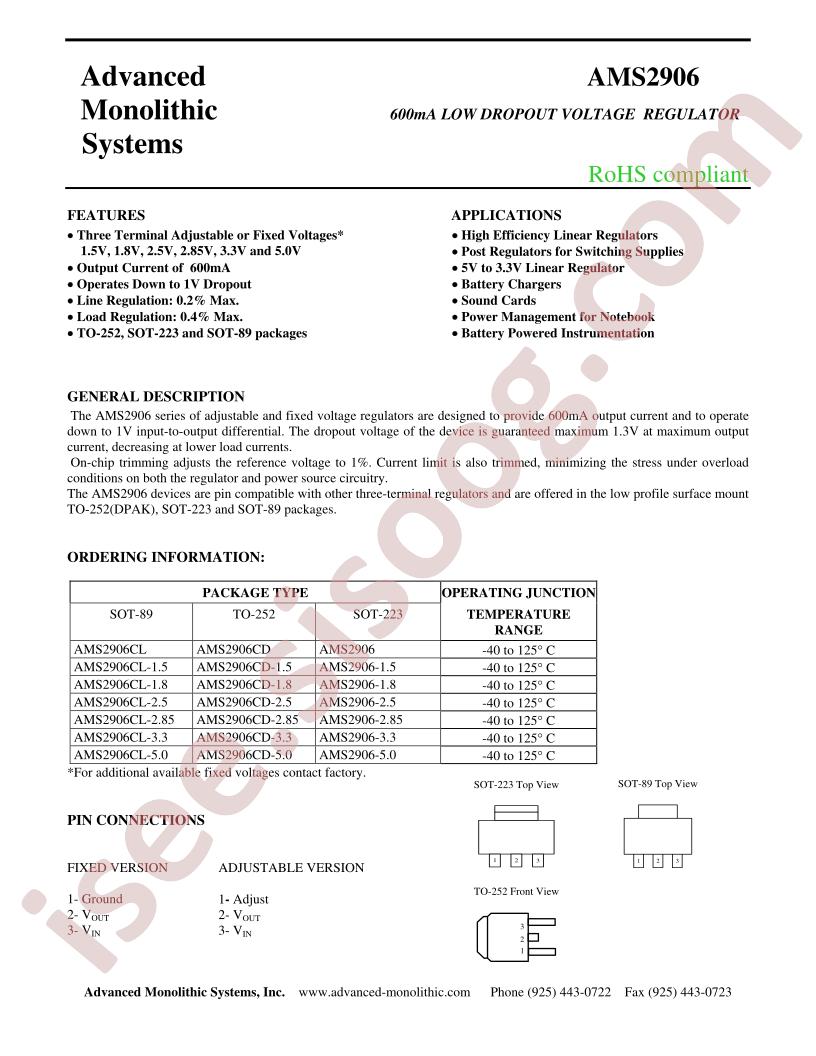 AMS2906-1.5