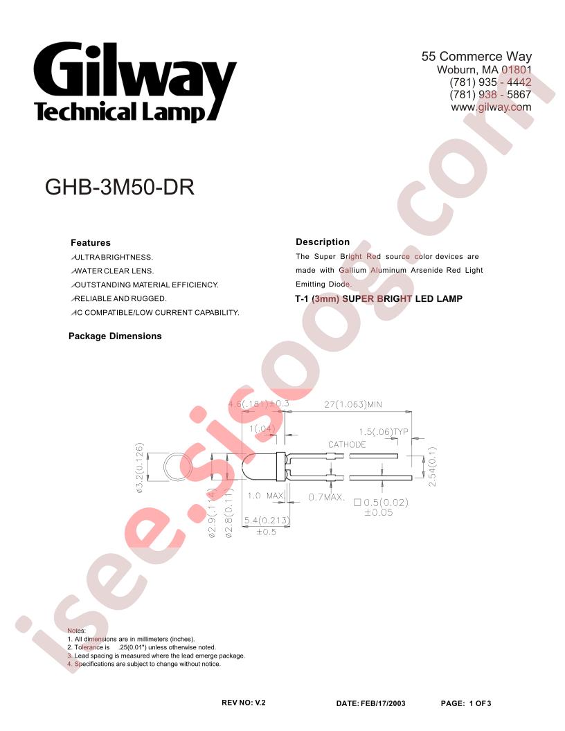 GHB-3M50-DR