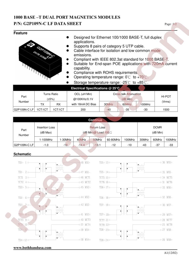 G2P109N-C-LF