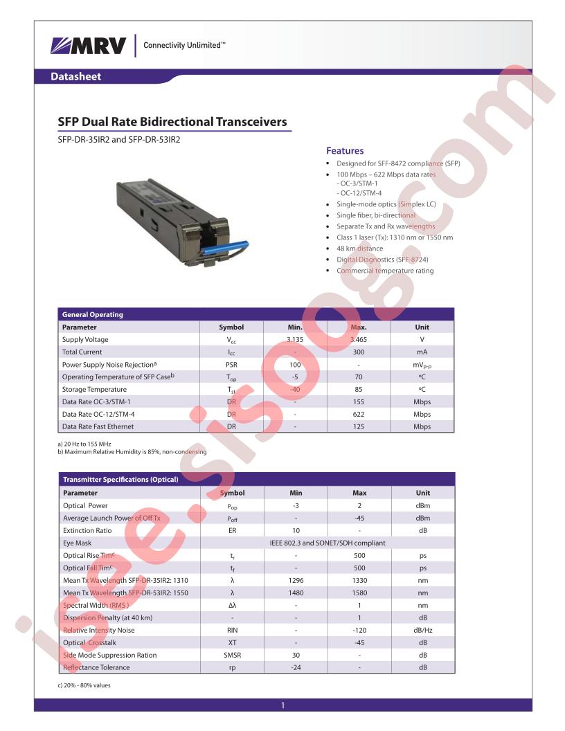 SFP-DR-35IR2