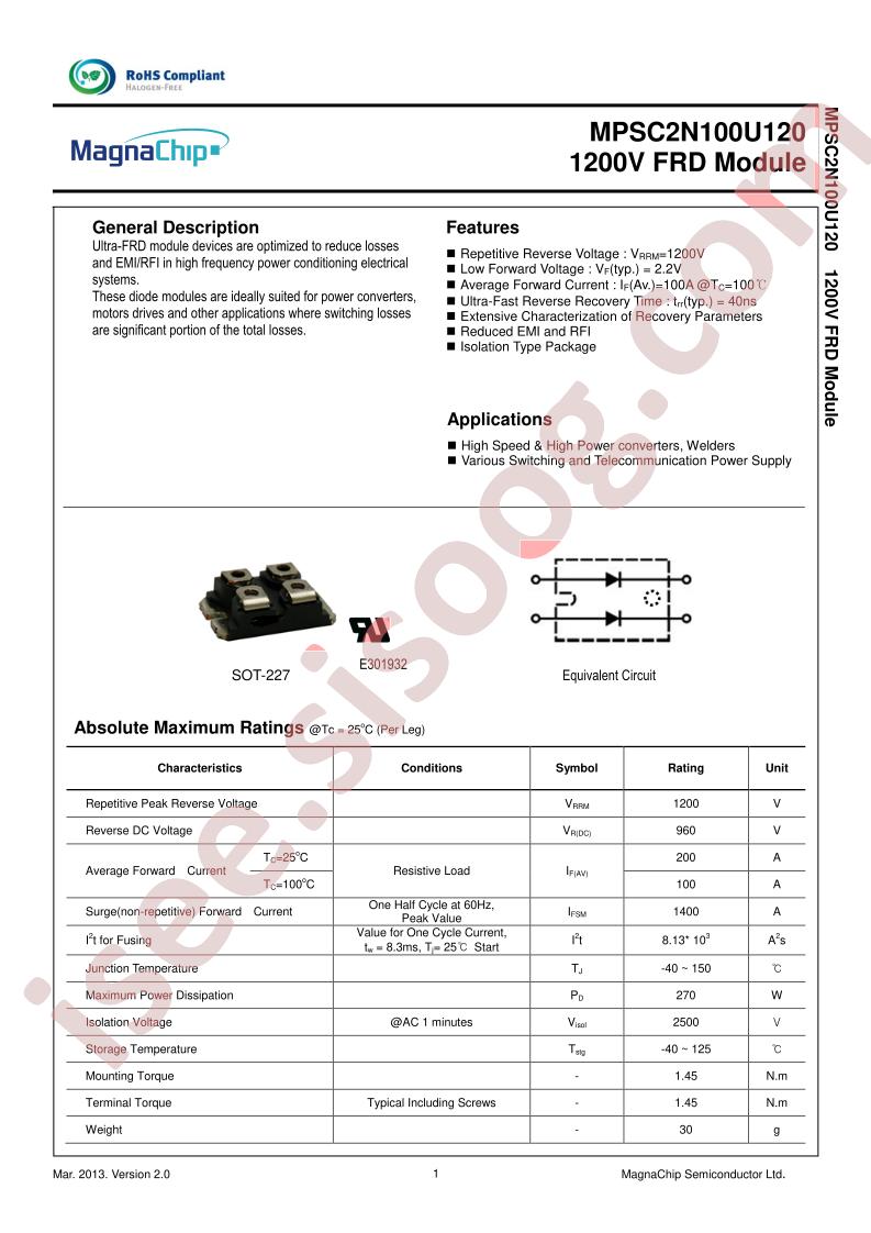 MPSC2N100U120