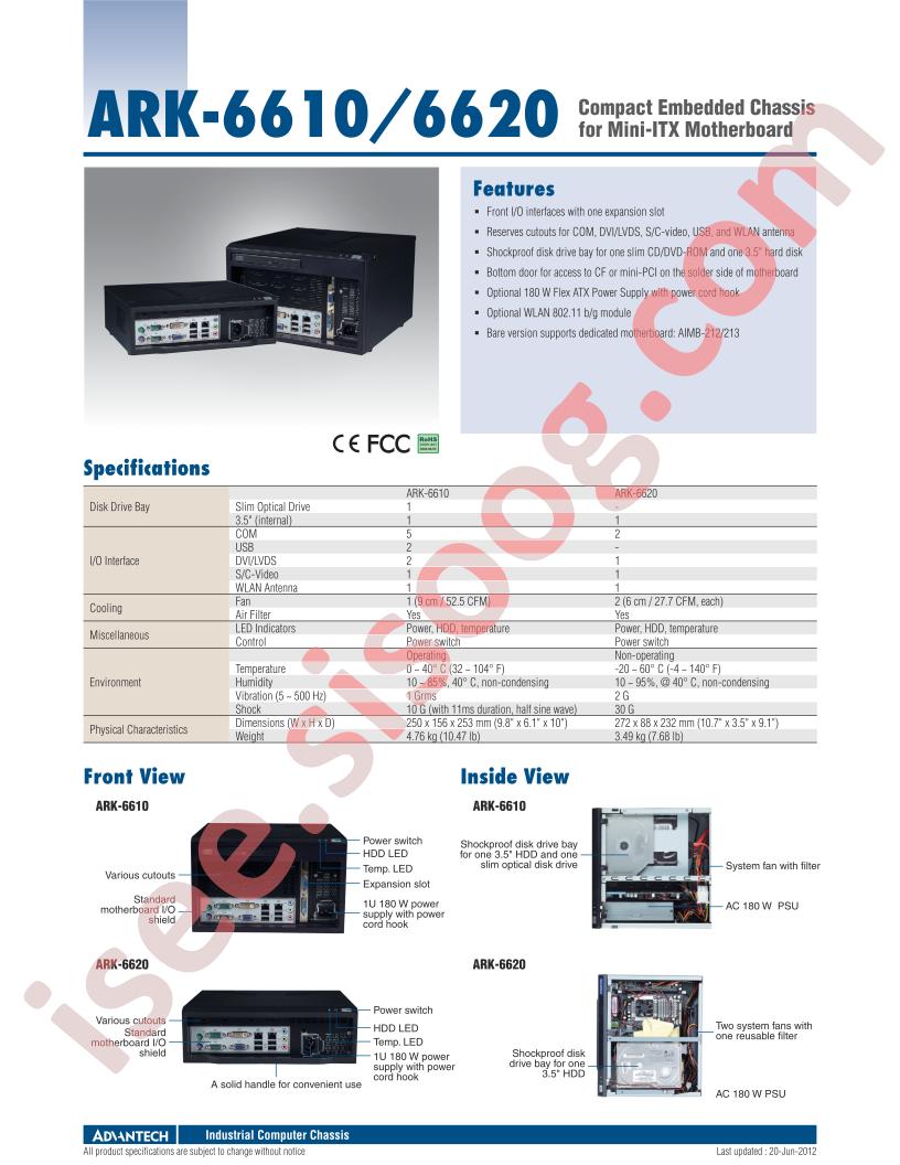 ARK-6620-00XBE